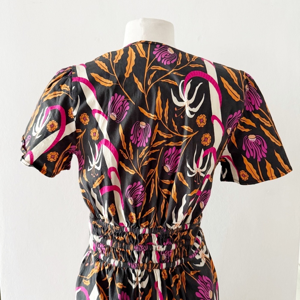 Sheridan French Eloise Maxi Dress in Botanical Black Multi Size Medium (M) - Picture 8 of 11